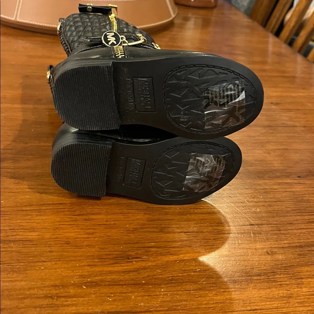 Michael Kors Kendra black Boots Shoes new Toddlers Girls Size 6